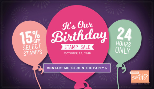 Stampin Up BirthdayStampSale_NA