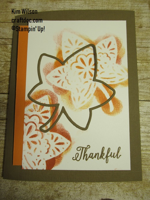 Stampin up, Falling For Leaves