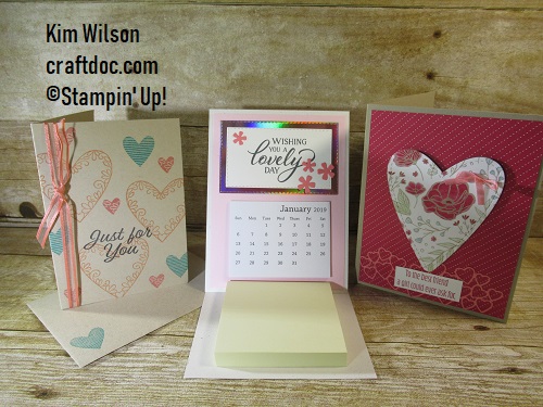 All My Love Suite, Stampin Up, Forever Lovely, Meant To be, Valentine's Day cards