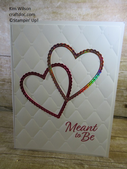 Meant to Be, Stampin' Up!, Valentine's Day cards