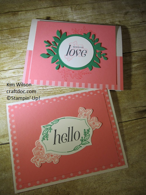 Floral Frames, Stampin' Up, Valentine's Day cards